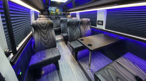 green bay 18 passenger sprinter van interior
