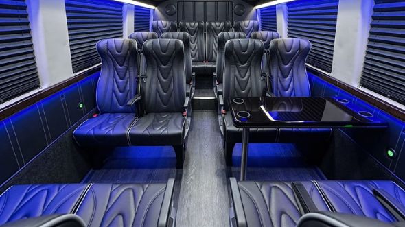 green bay 20 passenger sprinter van interior